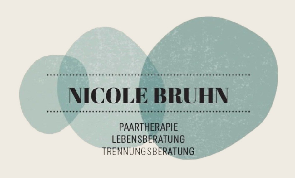 Visitenkarte von Nicole Bruhn — Paartherapie, Lebensberatung, Trennungsberatung